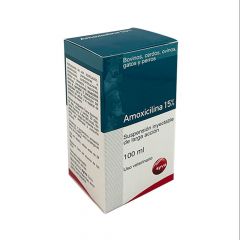 AMOXICILINA CENTROVET 15% SUSP. INYECT. 100 ml