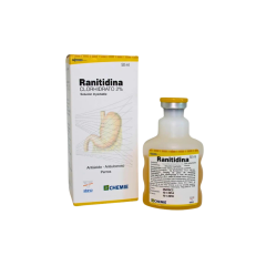 RANITIDINA INY 50ML - (RANIVET)