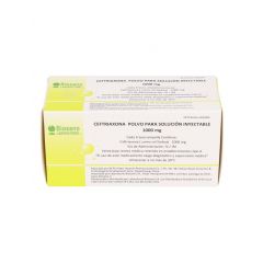 CEFTRIAXONA POLVO 1 gr 10 FCO AMP BIOSANO