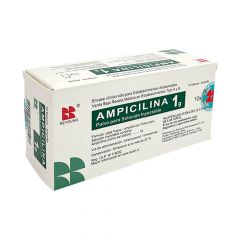 AMPICILINA 1 gr x 10 FCO AMP