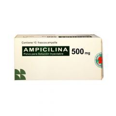 AMPICILINA 500 mg x 10 FCO AMP