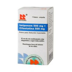 IMIPENEM/CILASTATINA 500/500 mg P SOL INY