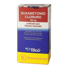 SUXAMETONIO 100 mg POLVO LIOF/SOL INY x 1 FA