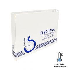 FAMOTIDINA 20 mg/2ml 5 AMP SANDERSON REFRIGERADA