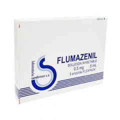 FLUMAZENIL AM 0.5 MG/5 ML Caja X 10 AMP