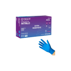 GUANTE EX.NITRILO EXTRA RESISTENTE TRESOR M