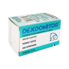 DEXDOMITOR 0,5 MG/ML SOLUCION INYECTABLE 10 ML
