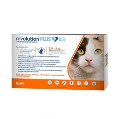 REVOLUTION PLUS 0,5 ml (Gatos de 2.5 a 5 kg)