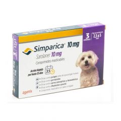 SIMPARICA 10 mg (2,6 - 5 kg) x 1 comp