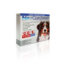 NEXGARD 136 mg (25,1-50 kg) x 3 tabletas