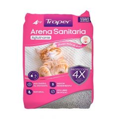 ARENA SANITARIA TALCO BEBE TRAPER (4 KG)