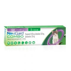 NEXGARD COMBO CAT (S) 0.3ML (0,8 - 2,5kg) x1