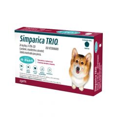 SIMPARICA TRIO 10.1-20KG x3 COMPRIMIDOS